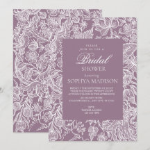 Lila Lilac Elegante Linie Wildblume