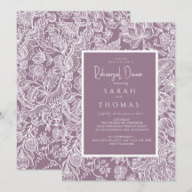 Lila Lilac Elegante Linie Wildblume