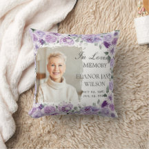 Lila Lilac Floral Picture Funerake Keepake