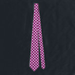 Lila Lilac-Karo Krawatte<br><div class="desc">Moderne,  trendige Schachhalsbinde in lila und hellen pastellfarbenen Karos.</div>