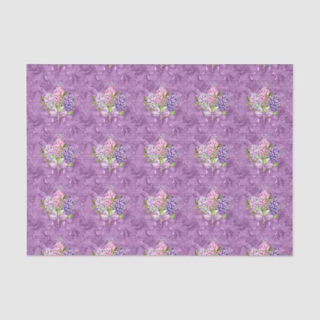 Lila Lilacs Seidenpapier (Vorderseite)