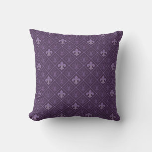 Lila Lilie Muster Zuhause-Dekor Pillow Kissen