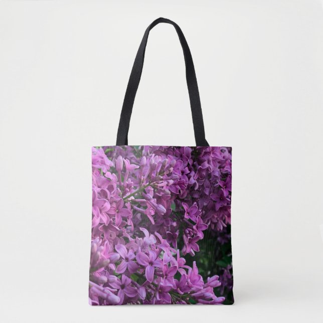 Lila Lillacke, rosa | romantisches rosa Foto Tasche (Vorderseite)