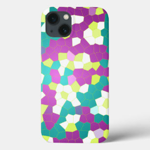 Lila Limones Aquamarines Mosaik Abstrakt Case-Mate iPhone Hülle