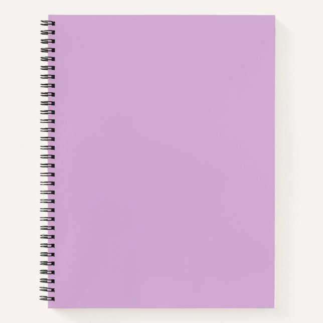 Lila Linde, weiche Orchideenpastellfarben Notizbuch (Vorderseite)