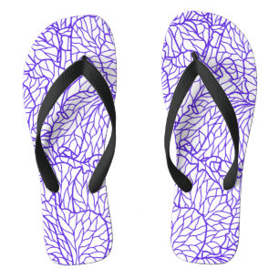Lila Linien Patton Flip Flops