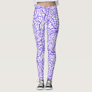 Lila Linien Patton Leggings