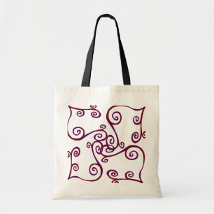 Lila Locken-Taschen-Tasche Tragetasche