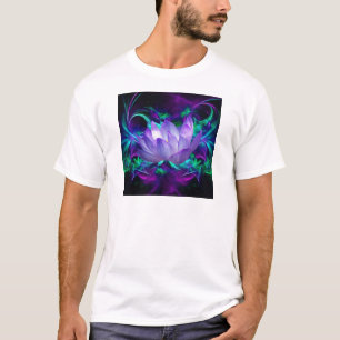Lila Lotos-Blume und seine Bedeutung T-Shirt