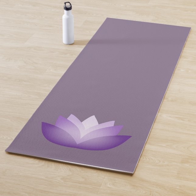 Lila Lotus-Blume Yogamatte (Beispiel)