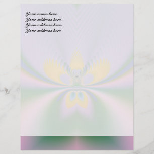 Lila-Lotus-Briefkopf-Design Briefkopf
