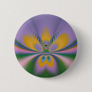 Lila Lotus Button