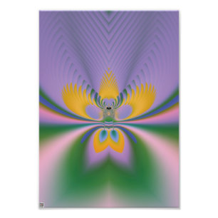 Lila Lotus Fotodruck