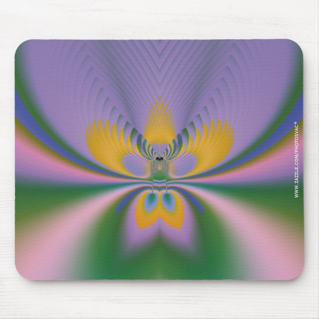 Lila Lotus Mousepad (Vorne)