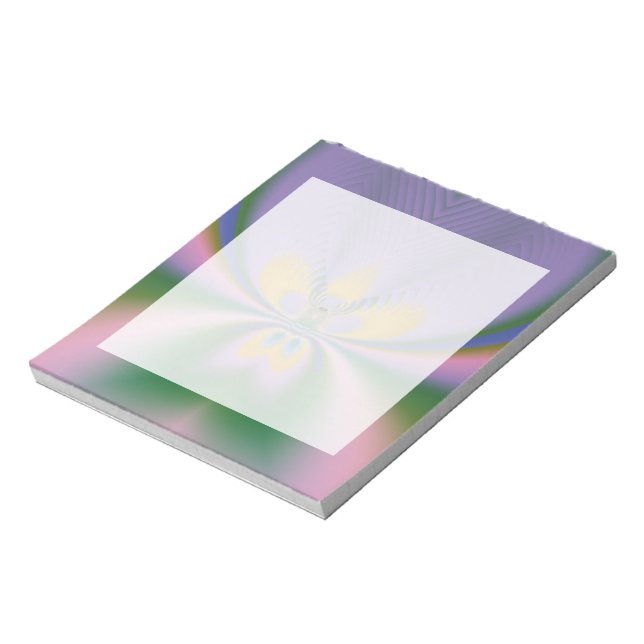Lila Lotus Notizblock (Rotiert)