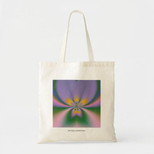 Lila Lotus Tragetasche