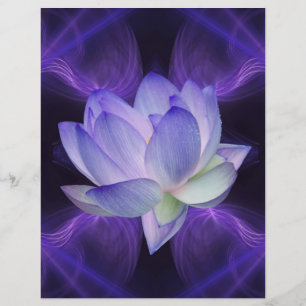 Lila Lotus und heilige Geometrie