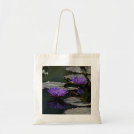 Lila Lotus Wasserlilie Tosack Tragetasche