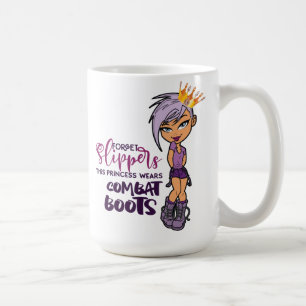 "Lila Lovin' Tomboy Princess" 15oz Tasse