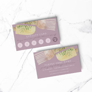 Lila Loyalität Einzigartig Konditorei Backbäckerei Visitenkarte