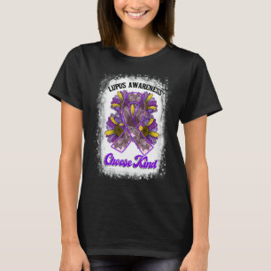 Lila Lupus-Bewusstsein Wählen Sie Kind Leopard Son T-Shirt