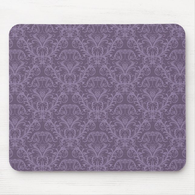 Lila Luxuspapier Mousepad (Vorne)