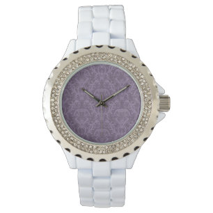 Lila Luxustapete Armbanduhr