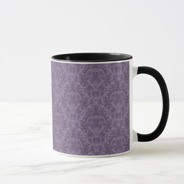 Lila Luxustapete Tasse (Rechts)