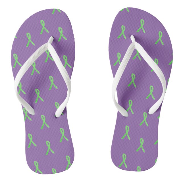 Lila Lyme-Erkrankungen Sensibilisierungssandalen Flip Flops (Fußbett)
