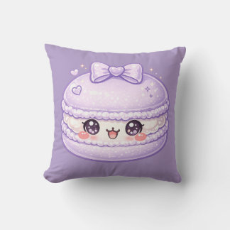 Lila Macaron Süße Kawaii Kissen