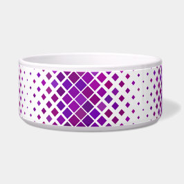 Lila Magenta Diamonds Design Napf