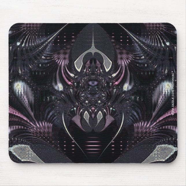 Lila Magie Mousepad (Vorne)