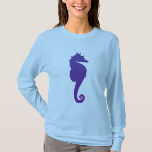 Lila Magisches Seepferd T-Shirt