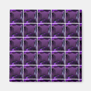 Lila Magnet Amethyst-Edelstein Februar Geburt