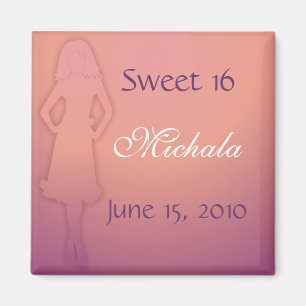 Lila Magnet des Bonbon-16