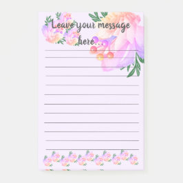 Lila Magnolia Verlasse Ihre Post-It-Notizen Post-it Klebezettel