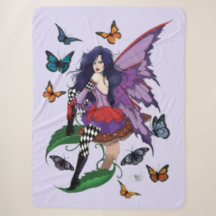 Lila Mairy Mushroom Butterflies Sherpadecke