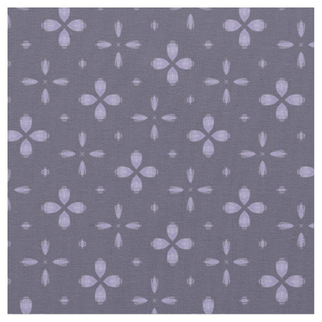 Lila Maive-Blumenmuster Stoff (Nahaufnahme)