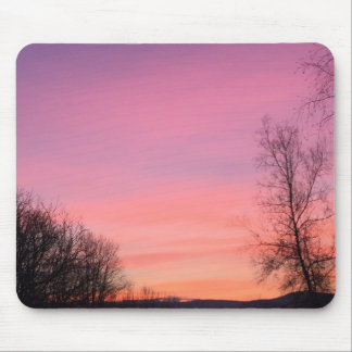 Lila majestätische Sonnenaufgang-Mausunterlage Mousepad
