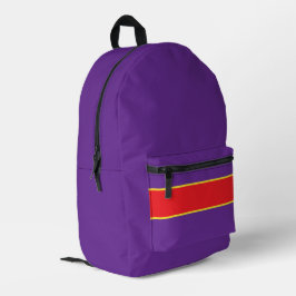 Lila Major Bedruckter Rucksack