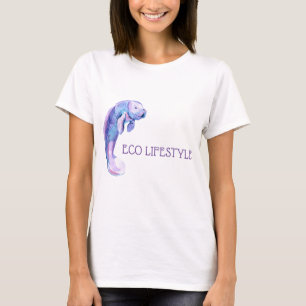 Lila Manat T-Shirt