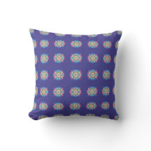 Lila Mandala 16 x 16 Quadratisch