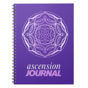 Lila Mandala - Ascension Journal Notizblock