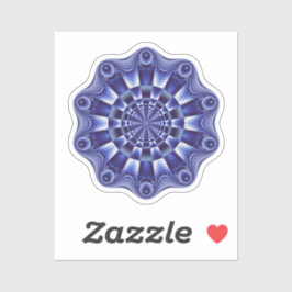 Lila Mandala Aufkleber