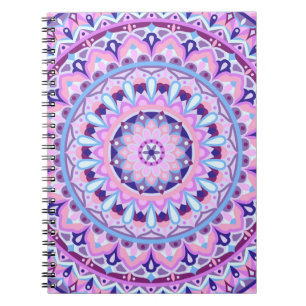 Lila Mandala Boho Spirituelles Geometrisches Muste Notizblock