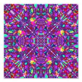 Lila Mandala Hippie Pattern Fotodruck