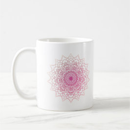 Lila Mandala Kaffeetasse