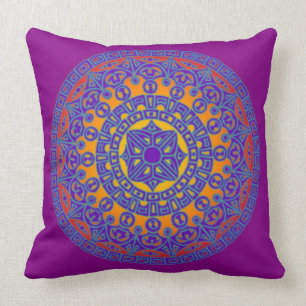 Lila Mandala-Kissen Kissen