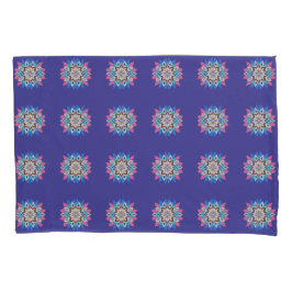 Lila Mandala Standard Kissenbezug