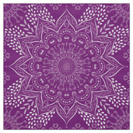 Lila Mandala Stoff